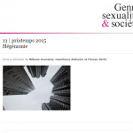 A lire : un extrait du numéro 13 de la revue Genre, Sexualité & Société « Hégémonie »